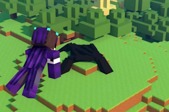 create minecraft 3d animation, 3d animation, trailer videos, animated minecraft