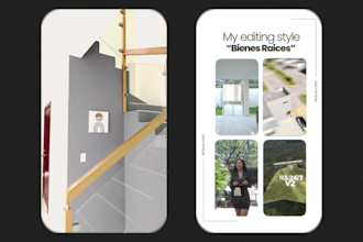edit cinematic real estate reels with speed ramps