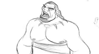 create traditional 2d animation line art frame by frame hand drawing animation