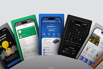 design modern mobile app UX UI in figma for ios or android