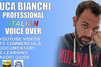 record a professional italian voice over
