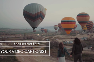 add english or german or french subtitles and captions to your video