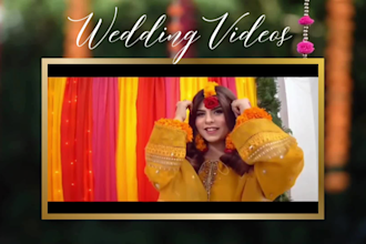 edit professional wedding, event and promo video editing