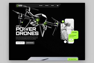 design a website or landing page using figma and lottie animation