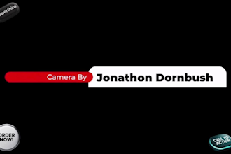 design custom lower thirds, call to action overlays, video elements