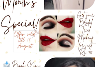 design a beauty salon branding kit