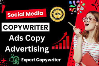 create converting facebook ad copy or advertising copywriter