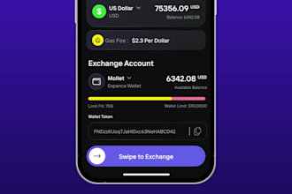 develop crypto wallet app blockchain fintech app crypto trading website exchange