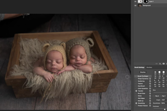 composite your newborn photography photos