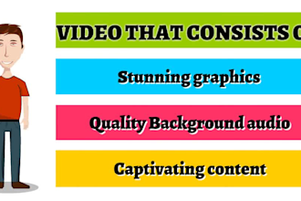 create a fascinating 2d and motion graphics sales video