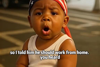 create funny baby talking video ai baby talking podcast talking ai baby shorts