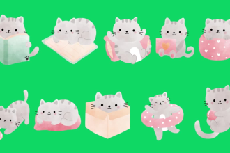design custom animated stickers gifs for your messaging
