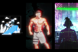 do professional 3d motion graphics editing, high quality video animations