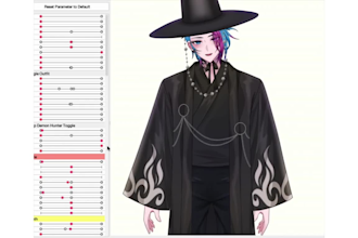 design and rig anime vtuber model live2d vbridger  vrc avatar vtuber commission