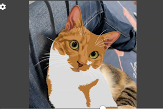draw animal portraits into realistic cartoons