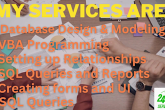 help you in ms access database and queries