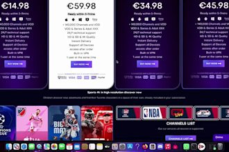build SEO optimized iptv website template for fast rankings
