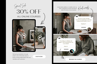 design canva figma klaviyo brevo mailchimp email newsletter template in 24 hours