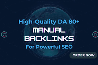 give you verified SEO profile backlinks with manual outreach