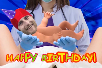 make epic funny happy birthday video