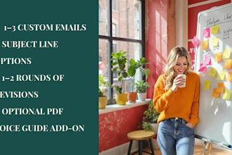 write a custom welcome email that builds trust and sparks sales