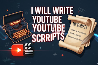 write an engaging script for your content or youtube