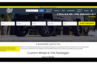 ymm auto parts website automotive truck parts, wheel rim, mechanic shopify store