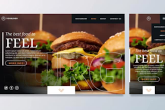 create a restaurant website catering online store for restaurant business