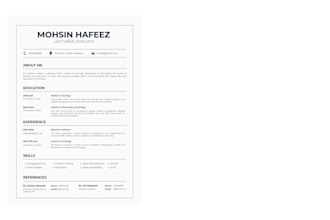desing a modern and profesional resume or CV that gets you hired