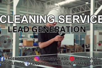 commercial cleaning leads janitorial gutter cleaning  promo video facebook ads