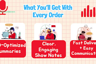write engaging podcast show notes and episode summaries