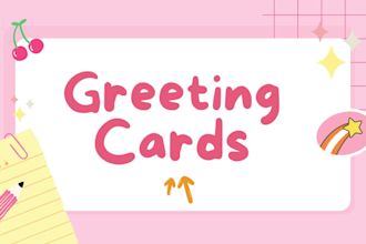draw creative greeting cards