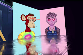 create art gallery nft promo video for your nfts