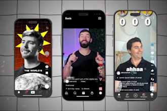 create instagram reels, youtube shorts and tiktok edits