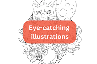 draw a top custom coloring book page on any theme