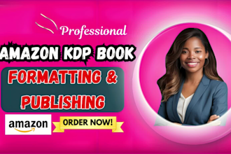 do kindle book formatting for amazon KDP, ebook formatting, kdp book publishing
