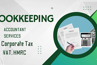 manage UK bookkeeping, vat, and corporate tax with hmrc compliance