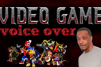 perform you video game voice over