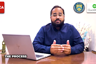 do monthly bookkeeping and accounting in quickbooks online