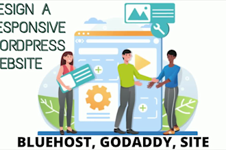 design website on bluehost, godaddy and siteground
