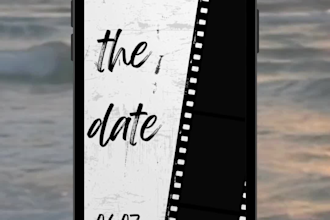 design your wedding invitation and save the date card