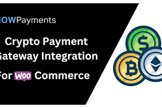 integrate or create crypto payment gateway on ecommerce website