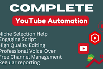 setup youtube automation channel business for you and create cash cow videos