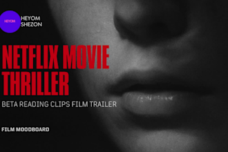 netflix movie thriller beta reading clips film trailer and 3d animation