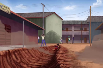 2d cartoon animation 2d fighting animation 2d podcast japanese anime style intro