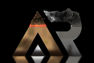 convert logo 2d to 3d with animation for intro, telegram avatar emoji