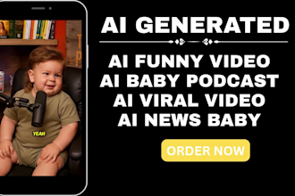 do viral ai baby podcast, ai news baby, ai viral video, ai reels