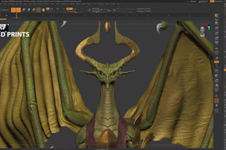 create custom models and sculpts for 3d print