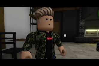 create a roblox mini movie or roleplay with script voice and game recording