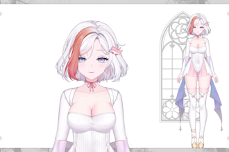 rig high quality vtuber model, facerig, live2d rigging for 2d avatar